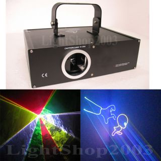 ILDA 410mW RGB Full Colors DJ Laser Light Show Projector System Green