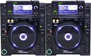 Pioneer Pair CDJ 2000 Professional DJ CD  Player