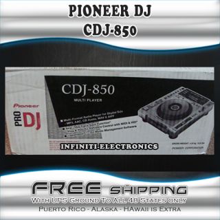 NEW Pioneer CDJ 850 black DJ Performance Multi Player Rekordbox