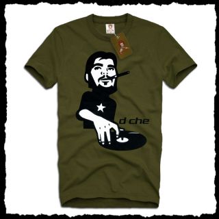 Cool DJ Che Guevara Turntables Club T Shirt s Party Cuba Freedom Vinyl