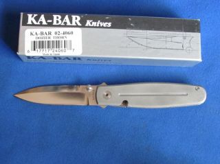 Ka Bar Dozier Thorn Folding Knife w 3 2 D2 Blade in Box Japan No Res