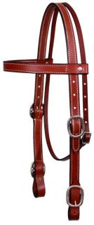 BURGUNDY Leather Western Draft Horse Size Headstall MADE IN THE USA