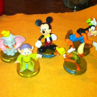 Mc Donalds Disney Mickey Mouse Goofy Dumbo Dopey Brer Fox Lot 2002