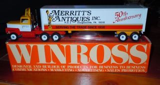 1988 Winross Truck Merritts Antiques Douglassville PA