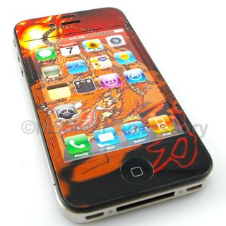 Dragon Case Decal Cover Sticker iPhone 4 4G Accessory
