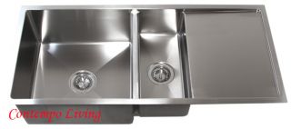 42 16g Stainless Steel Kitchen Sink w 13 Drainboard