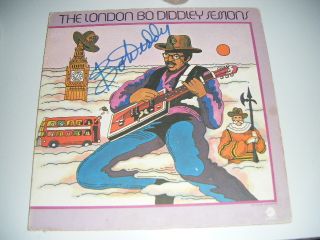 VINTAGE BO DIDDLEY SIGNED AUTOGRAPHED LP THE LONDON BO DIDDLEY