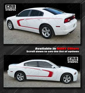 Dodge Charger Side Scallop Bumblebee C Stripes 2011 2012 2013 Decals
