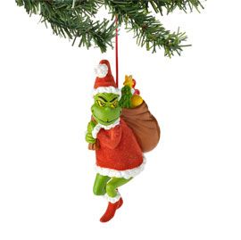 2012 Dr Seuss Grinch Stealing Christmas Ornament 4027400 Dept 56