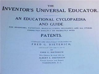 1933 Inventors Universal Educator Book by Dieterich