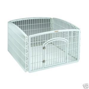 New Whelping Pen Dog Cage Pet Exercise Play Fence Gate