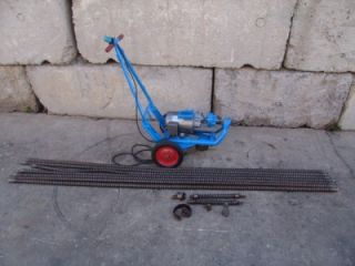 ELECTRIC EEL DRAIN SEWER CLEANER WITH SECTIONS 120V WORKS GREAT