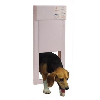 High Tech Pet Power Electronic Dog Cat Automatic Door w Wall Tunnel