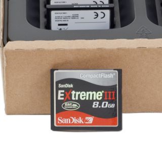 Genuine Two 2 x NEW 8 GB SanDisk Extreme III CompactFlash Card
