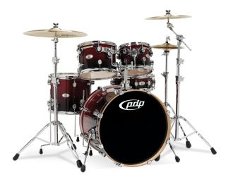 pdp m5 series maple cherry fade drum shell pack