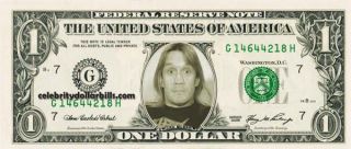 Iron Maiden Nicko Mcbrain Celebrity Dollar Bill Uncirculated Mint US