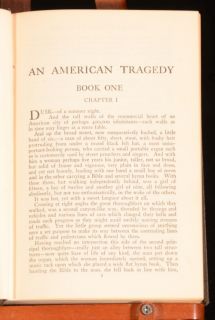 1925 An American Tragedy Theodore Dreiser First Edition