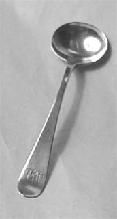 Dominick Haff Old English Antique salt spoon