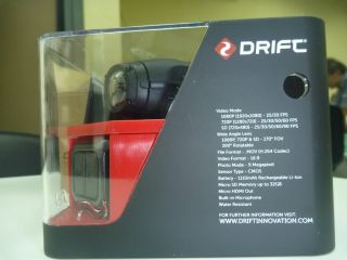 Drift Innovation HD 1080p Helmet Video Action Camera Camcorder (HD170