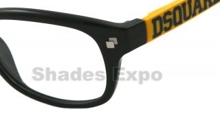 New Dsquared2 Eyeglasses DQ 5006 Yellow 001 DQ5006 Auth