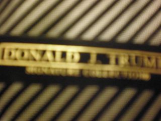 Donald Trump Signature Collection Black Striped Tie