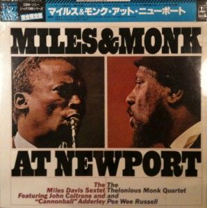 RARE SEALED Miles Davis Thelonious Monk at Newport John Coltrane LP