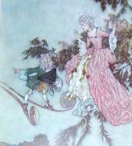 sleeping beauty edmund dulac 15 tipped in plates