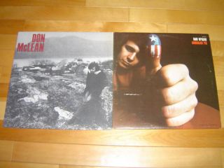 Don McLean 2 LP Lot Album Vinyl Collection American Pie