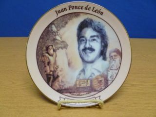 Juan Ponce de Leon Age of Discovery Collector Plate V82
