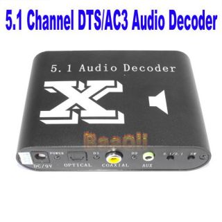 Channel AC3/DTS Audio Gear Digital Surround Sound Rush Decoder