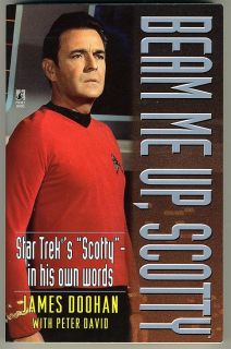 James Doohan Beam Me Up Scotty autograph signed 1st edition book STAR