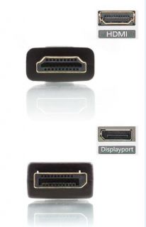 Display Port DP to HDMI Cable Male Converter Gold 1080p Line 1 5M