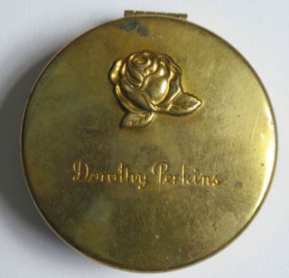 Vintage Dorothy Perkins Goldtone Rouge Compact