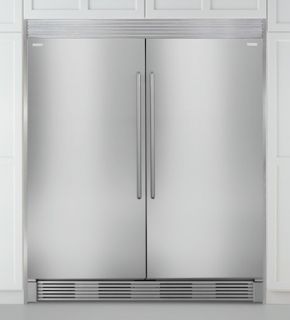 New Electrolux Stainless Steel Refrigerator Freezer Combo with Trimkit