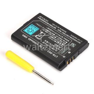 7V 1300mAh Rechargeable Battery Pack Replacement + Tool For Nintendo