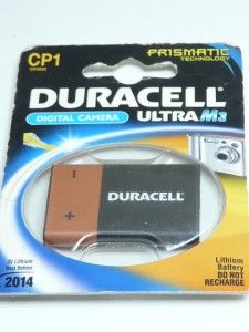 Duracell CP1 Ultra M3 Digital Camera 3V Battery CP3553