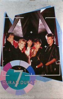 Duran Duran 1984 Seven The Ragged Tiger Promo Poster
