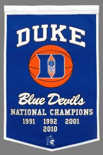 Duke Blue Devils Wool Dynasty Banner Pennant NCAA