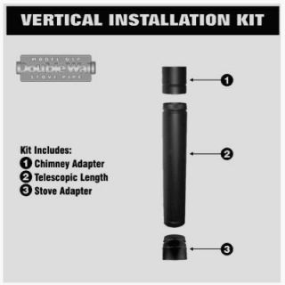  DSP6VK Selkirk DSP Stove Pipe 6 inch Vertical Installation Kit