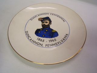dscf6978 commemorative collector plate duncannon centennial perry