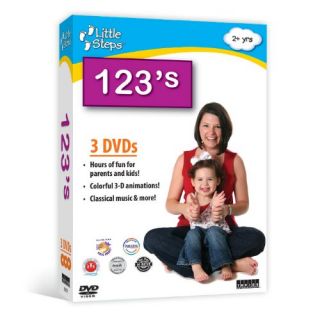  123s Counting 3 DVD Set Collection of Child Baby Learning DVD
