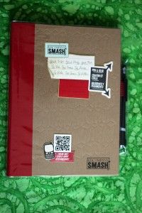SMASH BOOK   DOODLE STYLE   RED   K & Company   Journaling