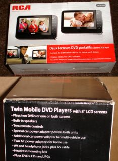 RCA DRC97283 Mobile Dual DVD Player 8 inch Screen