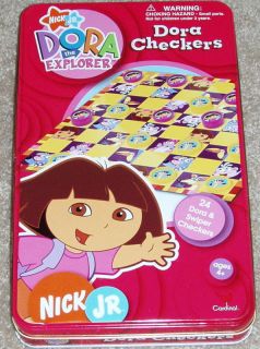 Nick Jr Dora The Explorer Checkers Game Board