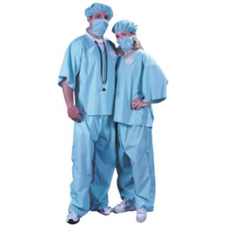 Doctor Doctor 5 Piece Unisex Scrub Suit Adult Costume