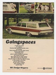 1965 dodge custom 880 station wagon ad