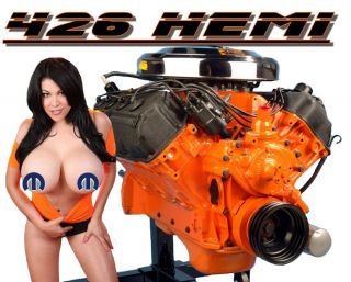 426 Hemi T Shirt Mopar Dodge Engine Charger Challenger Roadrunner Sexy