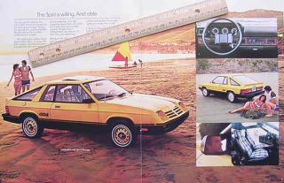 1979 Dodge Omni O24 Sport Coupe Dlx Color Catalog Mint