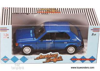  Cast Car American Grafitti 1985 Dodge Omni GLH Blue 1 24 32081