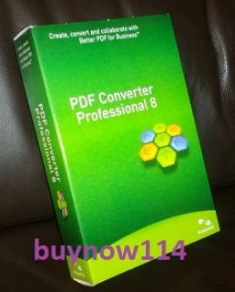  PDF Converter Professional 8 Create Convert Collaborate V8 Pro